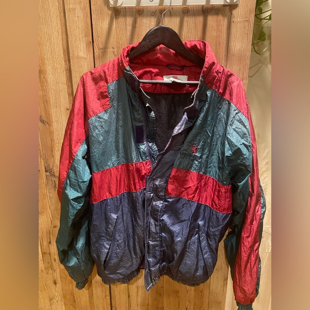 VintageThomas e Wilson Nylon windbreaker Multicolored mens size L